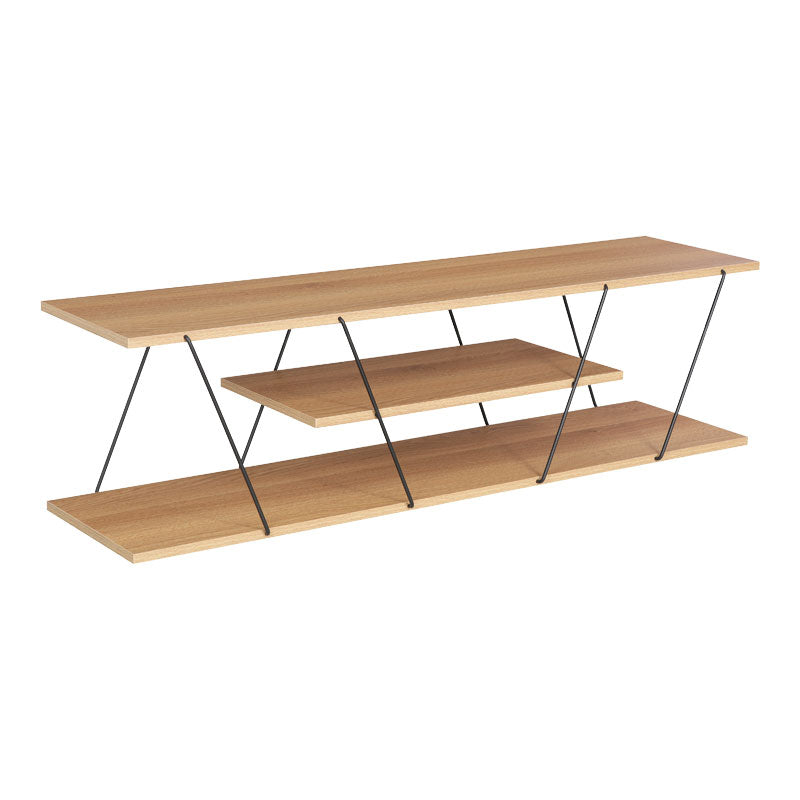 ТВ Шкаф Tars сонома-черен цвят 120x30x33см