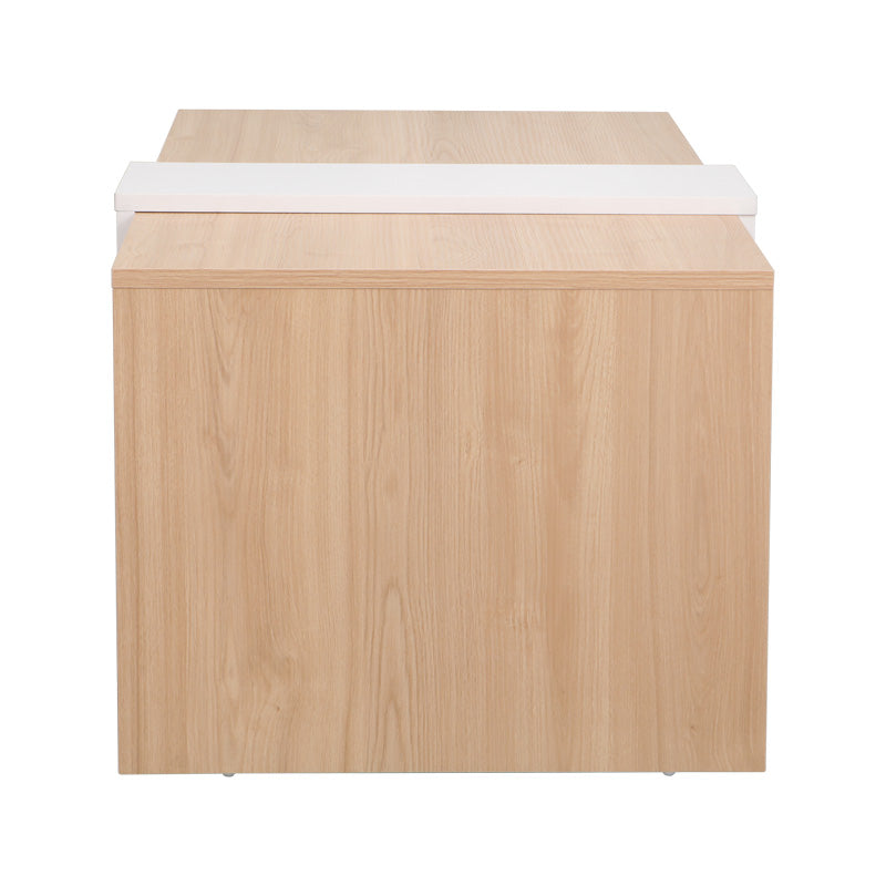 Холна маса cozeto в естествен бял цвят 100x53x41.5см