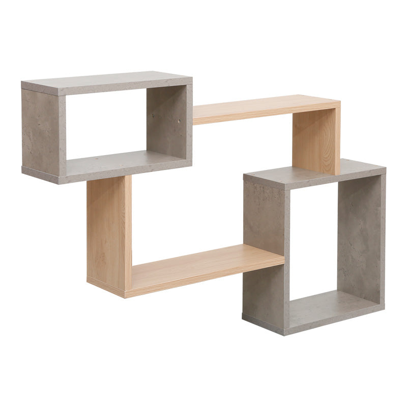 Стенен рафт beldra в натурално циментово сив цвят 84x15x57.8cm