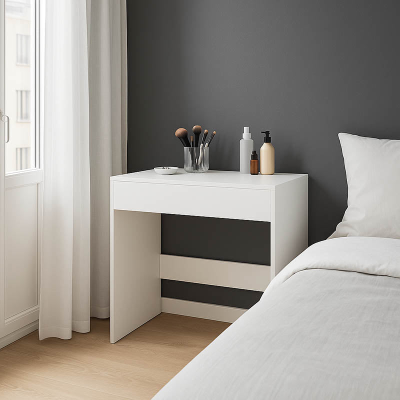 Конзола-тоалетка Artemisia в бяло 90x45x76.8см