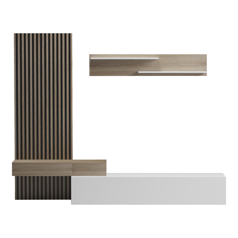 Холна гарнитура litende в бял нюанс-сонома 249.4x42.2x199.5см