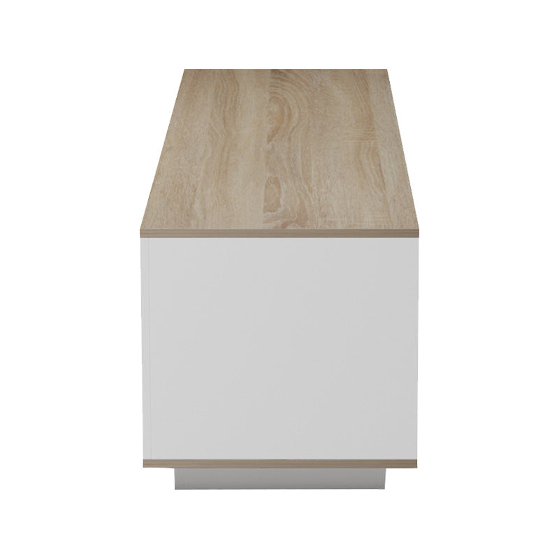 Тв шкаф Winey в цвят сонома-бял 180x44.5x44.5см