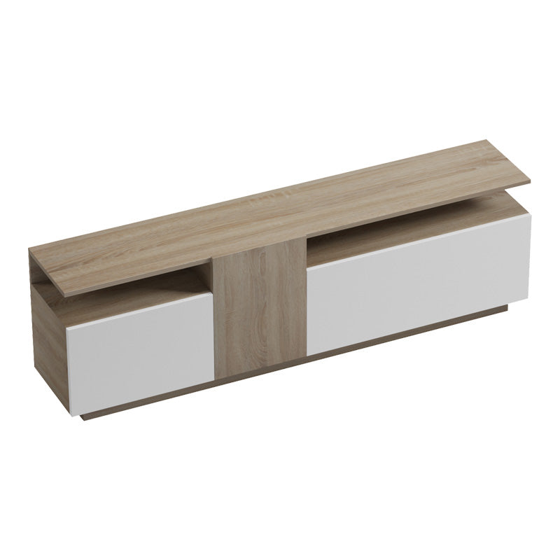 Бюфет Vendora в sonoma-бял цвят 150x29.5x46.3cm