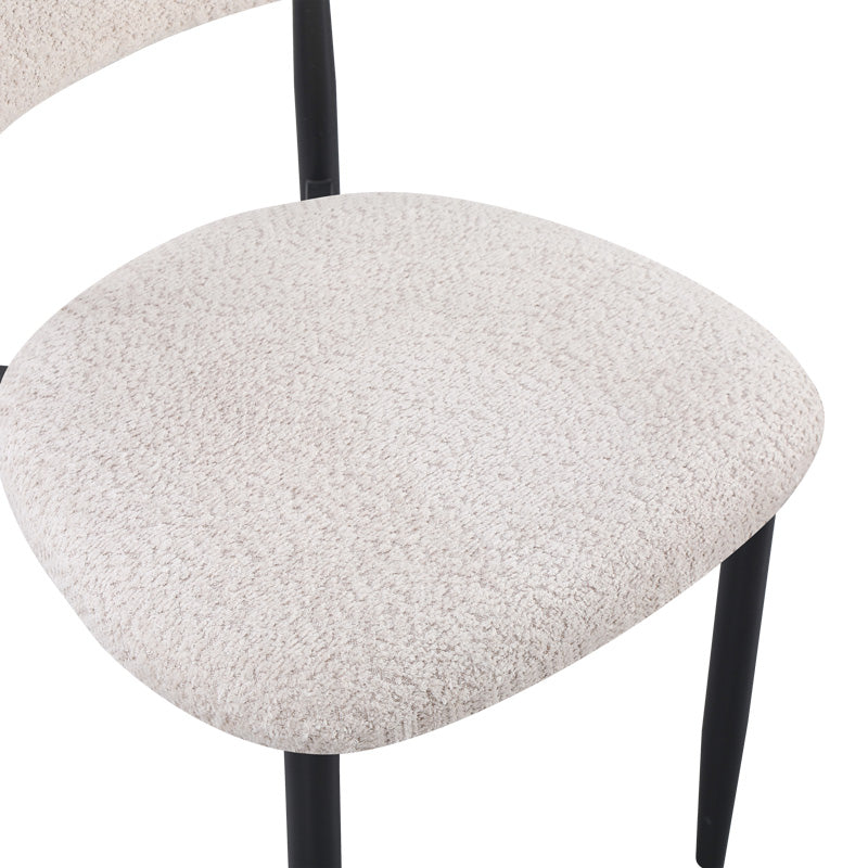 Стол Folegio кремав цвят с черни крака 50x57x79.5см