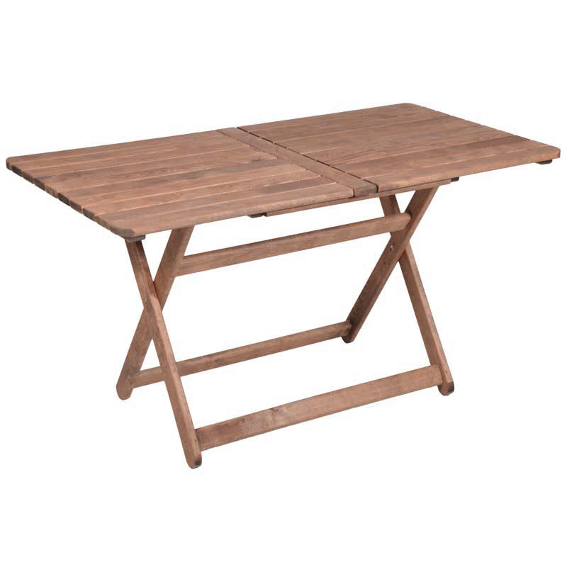 Трапезен комплект Retto 5 бр масив бук орех-тъмно сиво с маса 120x75x71см