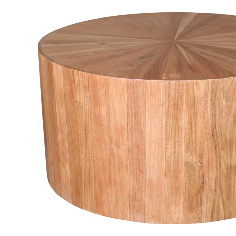 Холна маса Osiri акациево дърво в естествен нюанс D80x45см