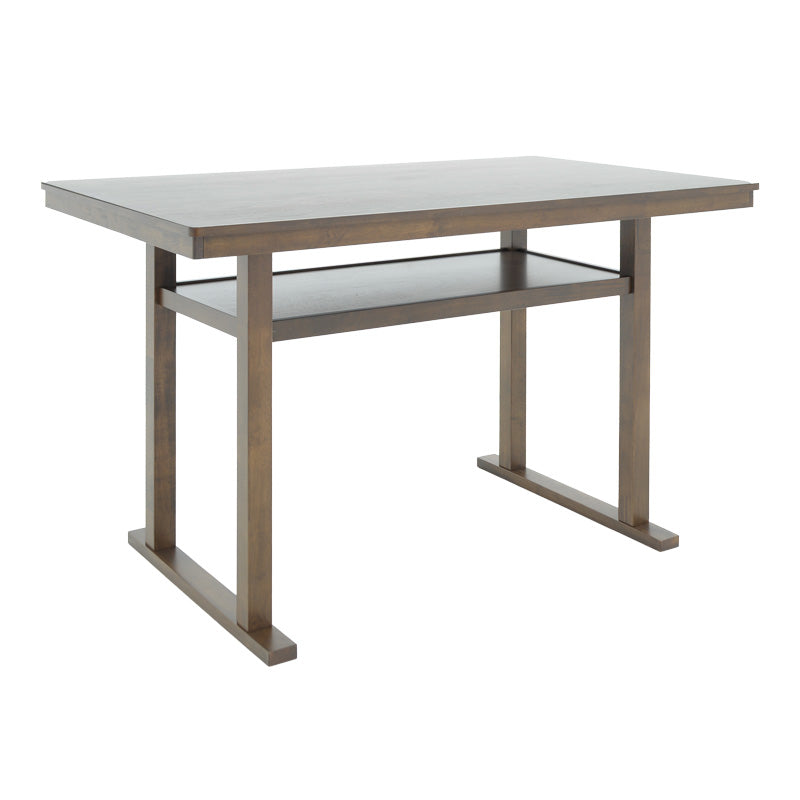 Бар маса Tenor естествено дърво каучуково дърво-MDF орех 150x90x91.5cm