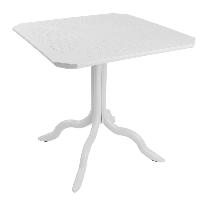 Градински комплект Icon-Festive от 3 части PP в бял нюанс с маса 80x80x74.5см.