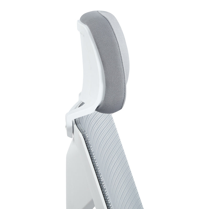 Мениджърски офис стол Commend с дамаска мрежа в сив цвят 50 см. Ширина: 50,50 см. Височина: 114/124 см