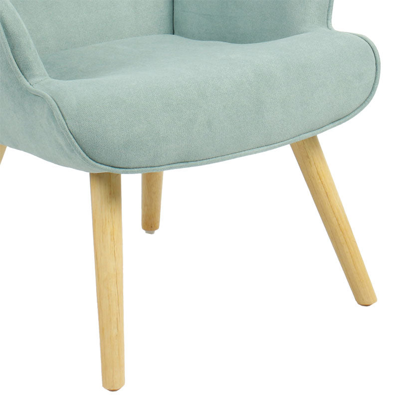 Фотьойл Fluffy плат ярко зелено-натурален 75x69x96см