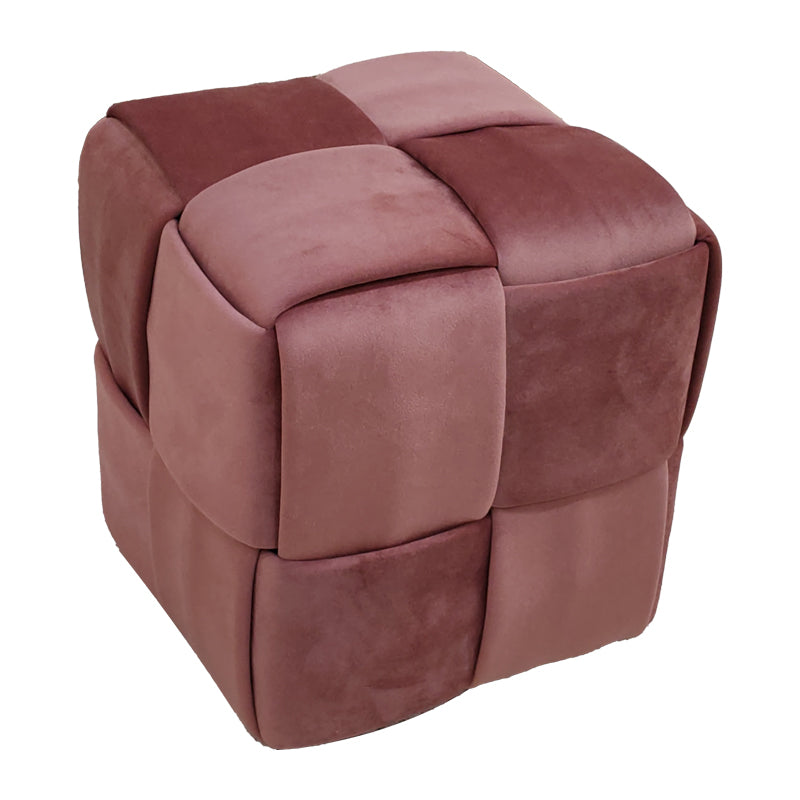 Табуретка Osman гнила ябълка кадифе 38x38x40cm