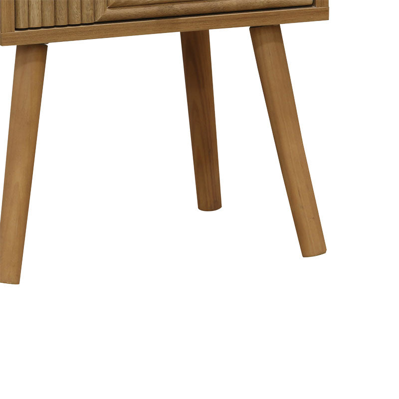 Нощно шкафче Historic с 2 чекмеджета в естествен цвят с крака от естествен бор 37,5x32x54см