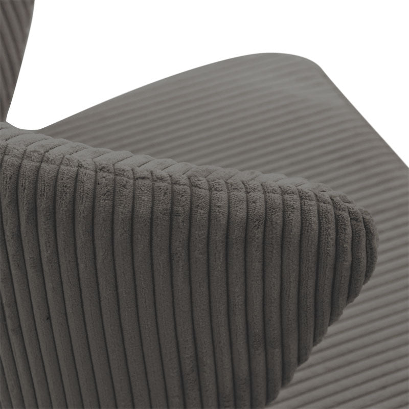 Стол Mattia плат антрацитно-черен метален крак 55x53x80см