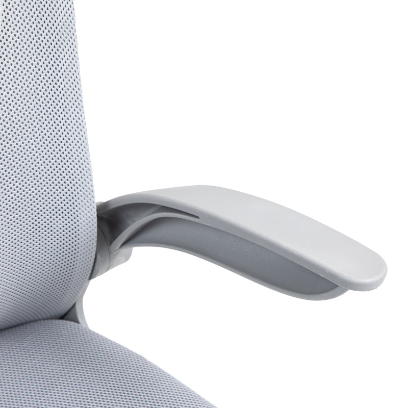 Работен стол мениджър Annalize мрежест сив 57χ53χ100cm