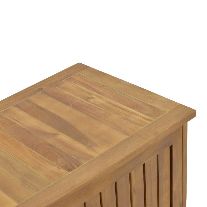 Куфар Zarco акациево дърво натурално 130x45x58см