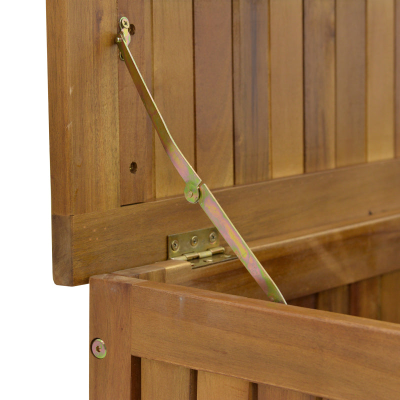 Куфар Zarco акациево дърво натурално 130x45x58см