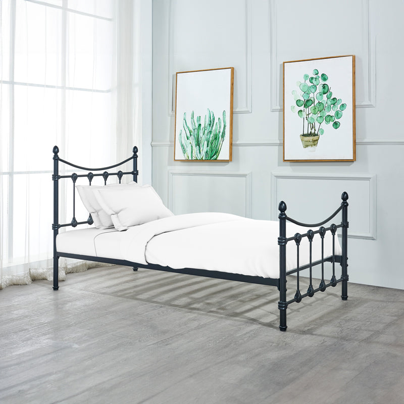 Легло Beowulf черен метал 90x190см