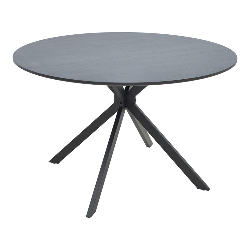 Маса Huson цвят тъмно сив плот-черни метални крака д120х75см