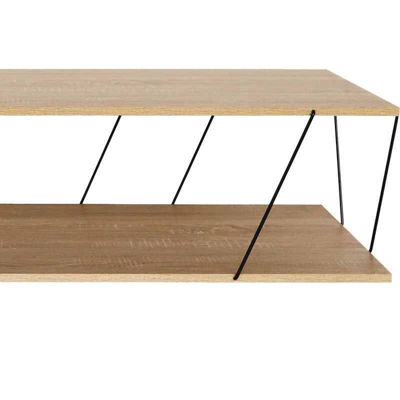 Холна маса Tars дъб-черен 120/48/30см