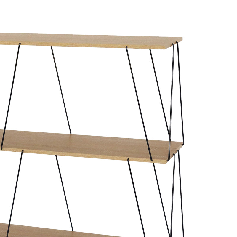 Помощна маса-рафт Tars дъб-черен 120x30x90см