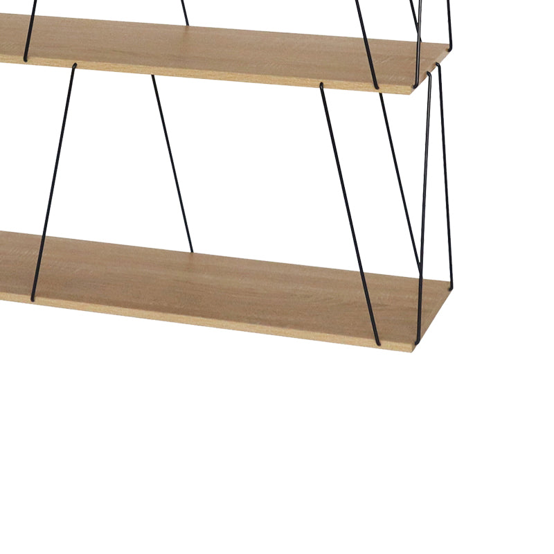 Помощна маса-рафт Tars дъб-черен 120x30x90см