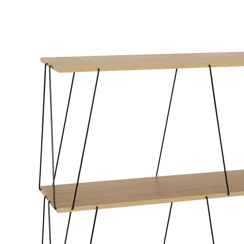 Странична маса-рафт Tars дъб-черен 80x30x69.2cm