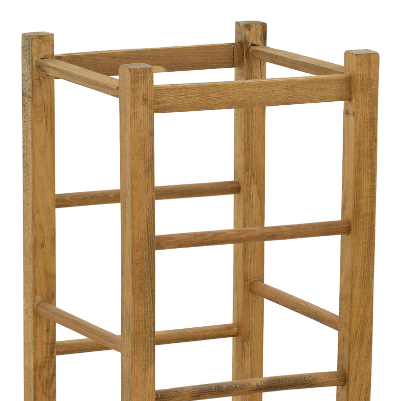 Табуретка без седалка Bodier орехово дърво35x35x78см