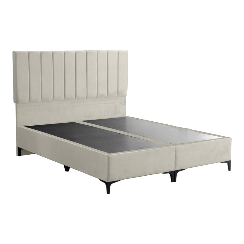 Легло от плат Moega в кремав нюанс 160x200см