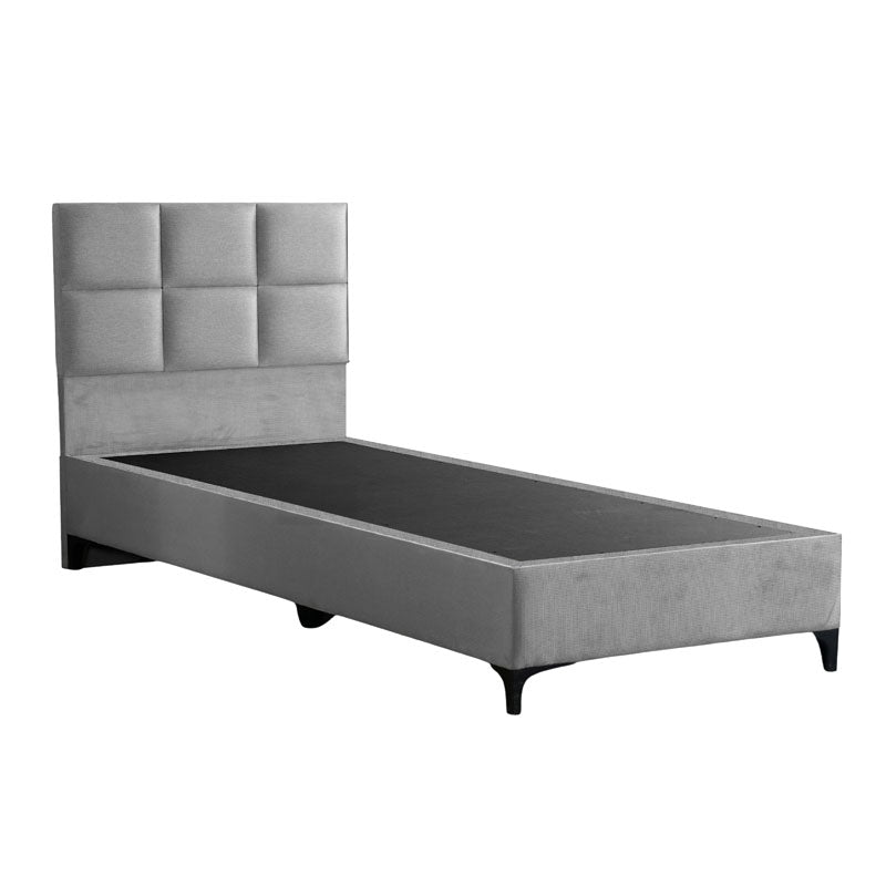 Легло от плат Melei в светло сив нюанс 90x200см