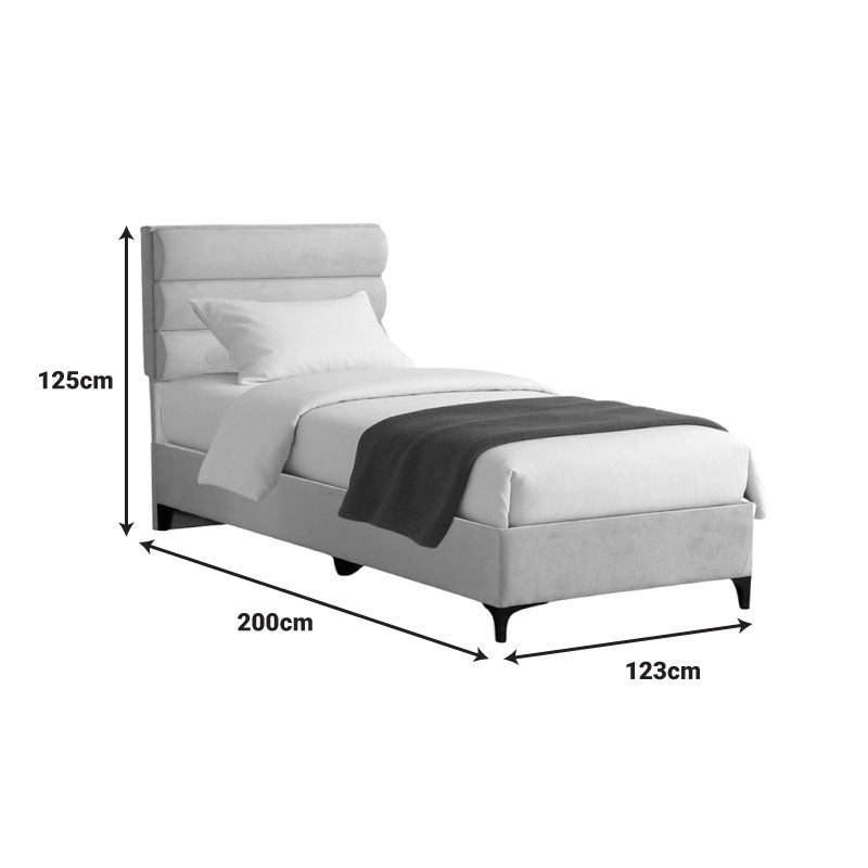 Легло от дамаска Limit в кремав нюанс 120x200см