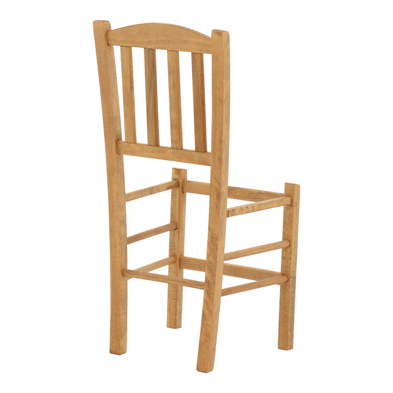 Рамка за стол за кафене Damnir масив бук полиран орех 41x42x92см