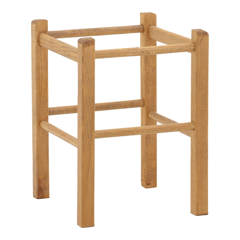 Основа за табуретка за кафе Oligor масив бук полиран /орех 34x4x47см