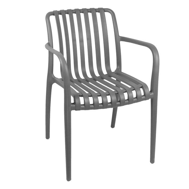 Фотьойл Zoi pp в цвят антрацит 58,5x54x80см