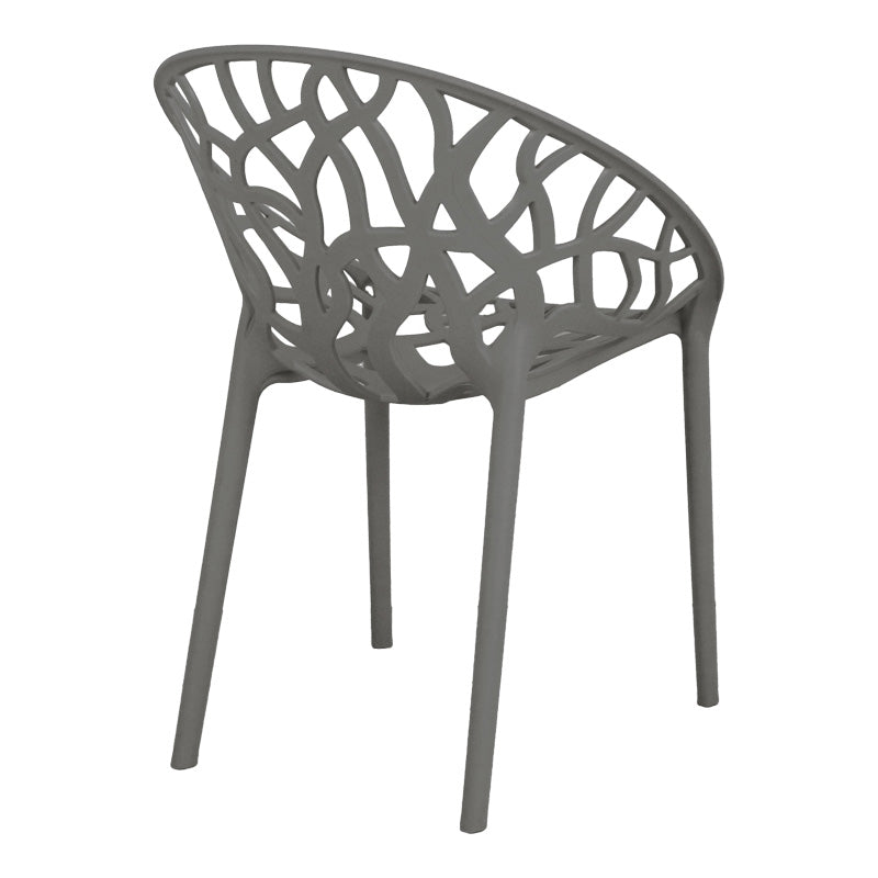 Daren pp фотьойл в цвят антрацит 59x60x79.5cm