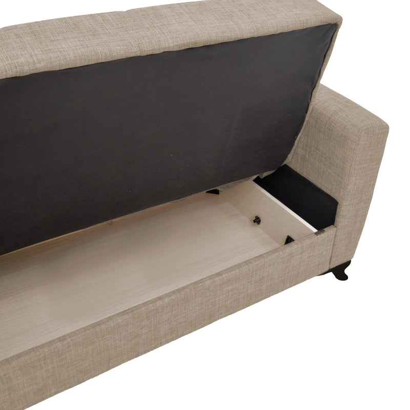 Холна гарнитура 2 бр Modesto дамаска в светлокафяв нюанс