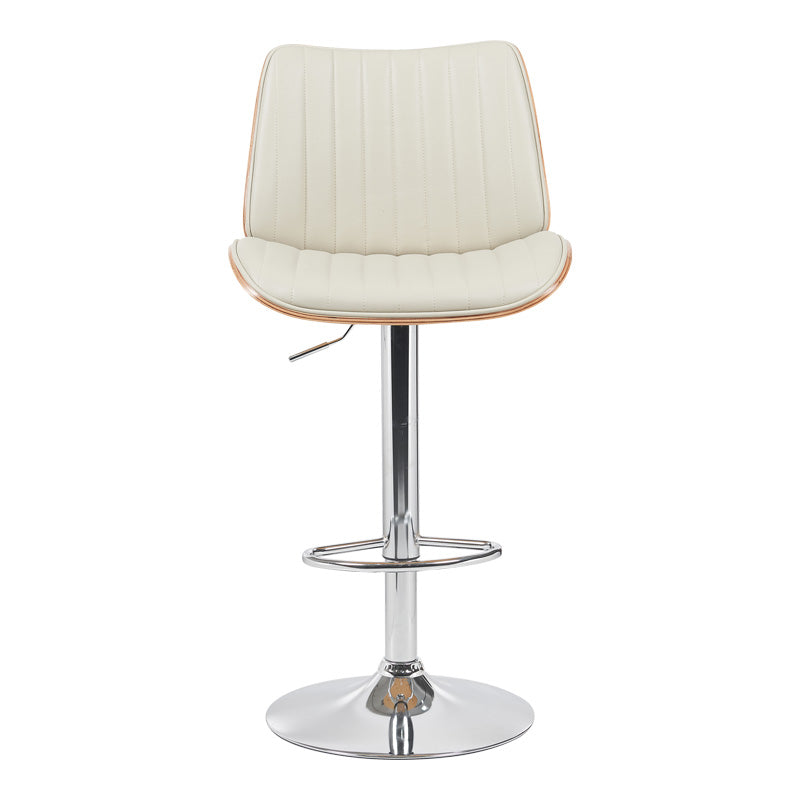 Бар стол Аmani бежова полихромирана база 50.5x54x87.5-107.5см