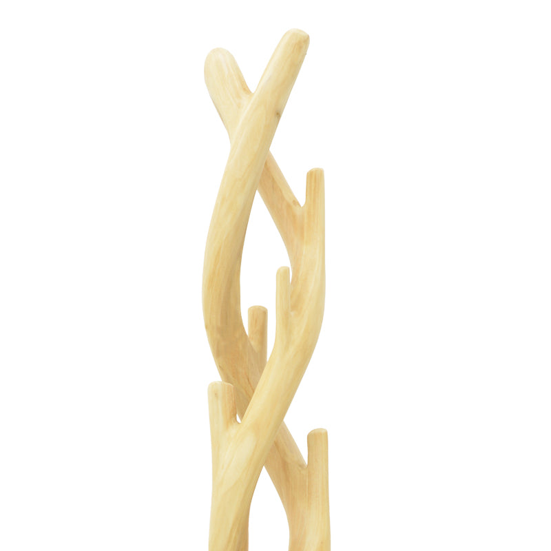 Закачалка за палта Gantou d, суарово дърво, естествен цвят, 40x40x200 см