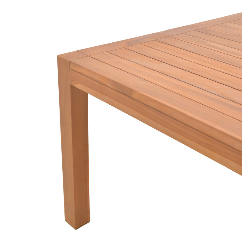 Маса от тиково дърво Vocaly в естествен нюанс 200x100x75 см