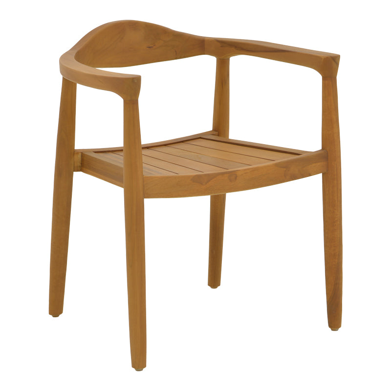 Трапезен комплект 7бр. Ganny-Colen тиково дърво в естествен нюанс Φ150x75см