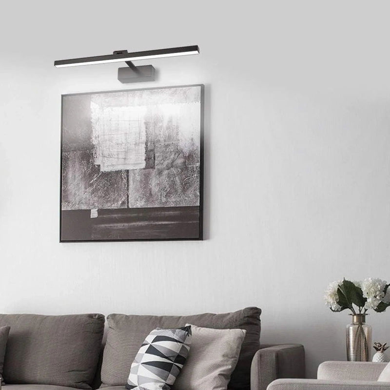 Аплик Debiwen led метал в черен цвят 60x10x6см