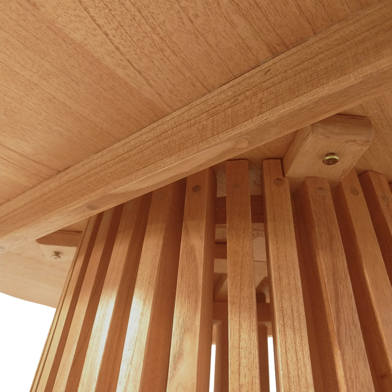 Холна маса Kenda mindi в естествен нюанс D100x45см