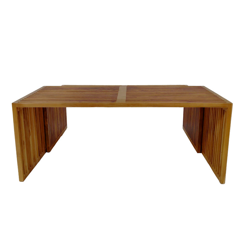 Комплект маса Tinnie от 2 тиково дърво в естествен нюанс