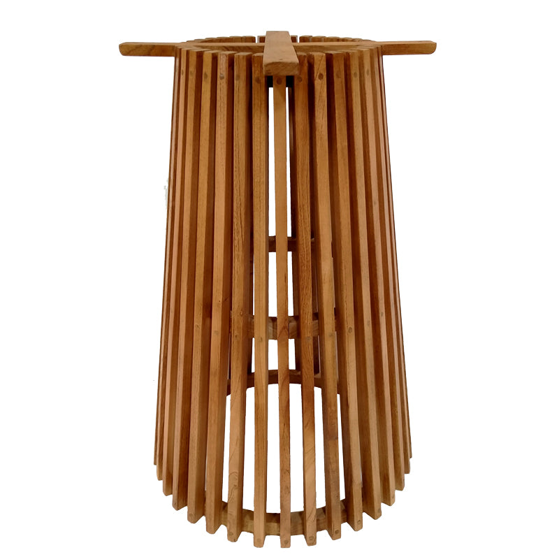 Основа за бар маса за вътрешна употреба Galy mindi wood в естествен нюанс D60x90cm