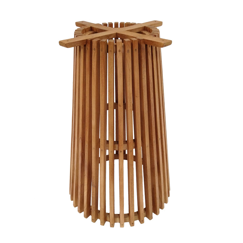 Основа за бар маса за вътрешна употреба Galy mindi wood в естествен нюанс D60x90cm