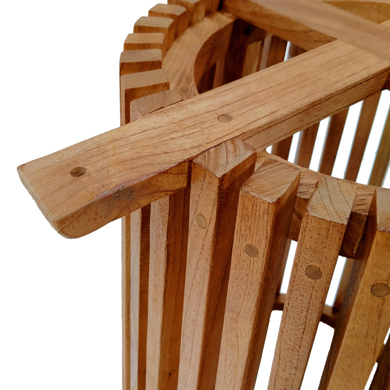 База за маса за вътрешна употреба Galy mindi wood в естествен нюанс D60x75cm