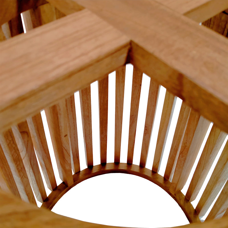 База за маса за вътрешна употреба Galy mindi wood в естествен нюанс D60x75cm