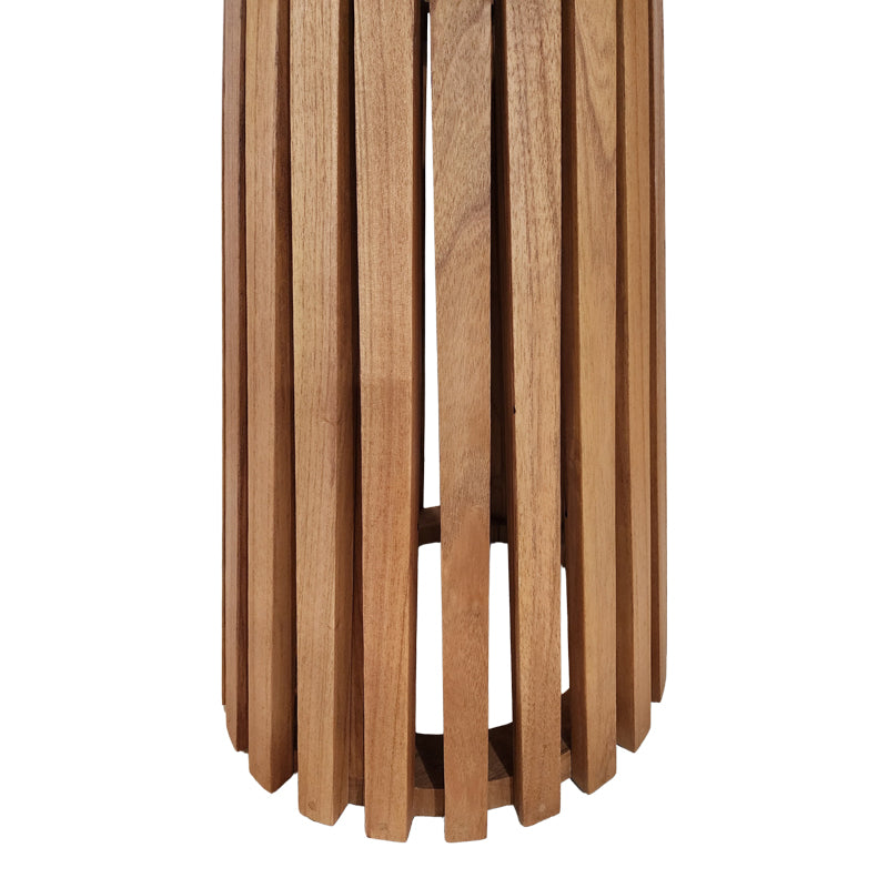 Дървена маса Kenda mindi дърво в естествен цвят d80x75см