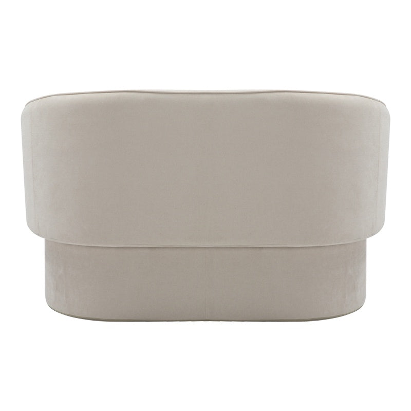 Двуместен диван Playmob бежов плат 128x65x79см