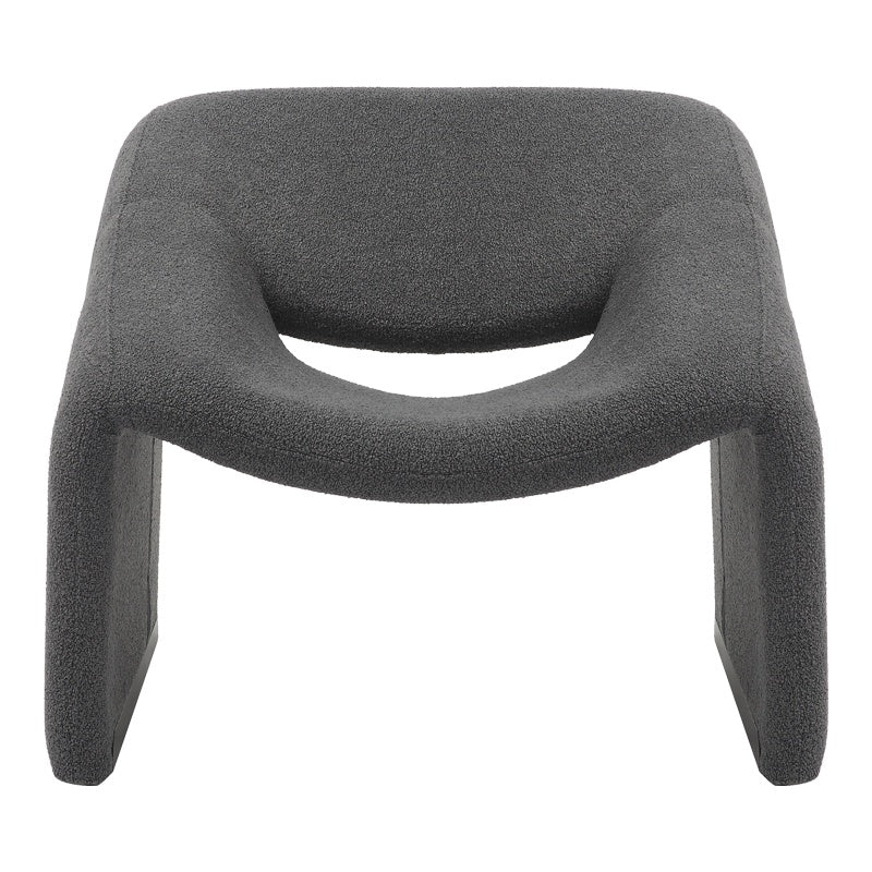 Фотьойл Clous плат букле в цвят въглен 86x77x73.5cm