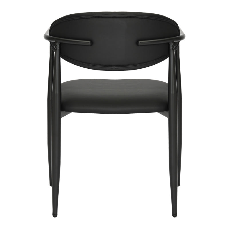 Трапезен стол Kalone черен цвят 56x55x78см